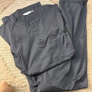 Frette Charcoal Men’s Pajama Set